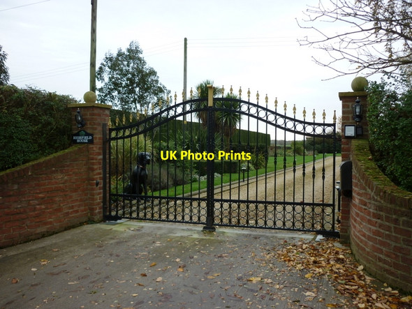 Photo 6"x4" The entrance to Highfield House, East End, Halsham East End\/TA2927 c2010