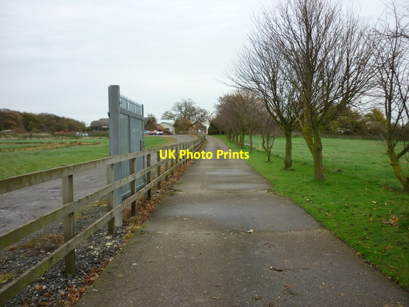 Photo 6"x4" A public footpath off Winestead Lane Winestead c2010