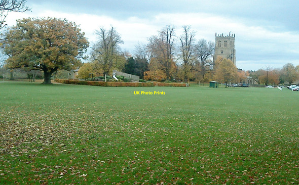 Photo 6"x4" Bedale Playground & Church Tower Bedale c2010