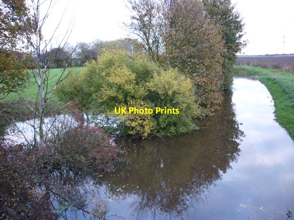 Photo 6"x4" A unnamed stream goes under the A19 Chapel Haddlesey c2010
