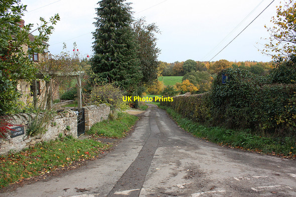 Photo 6"x4" No through road to Steelworks Farm Gorsley Common c2010