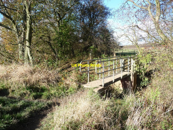 Photo 6"x4" Boundary bridge on Hey Beck Haigh Moor c2010