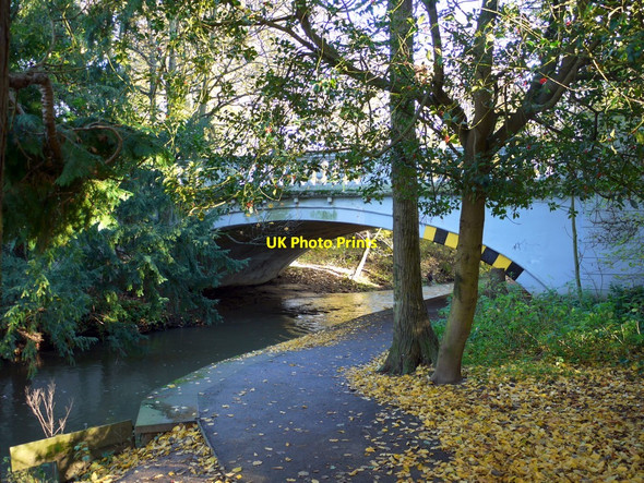 Photo 6"x4" Riverside path, Ponteland Park Ponteland c2010