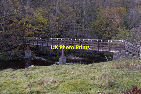 Photo 6"x4" Footbridge over River Roeburn Wray c2010