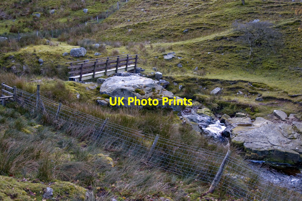 Photo 6"x4" Footbridge above falls near Harterbeck Harterbeck c2010