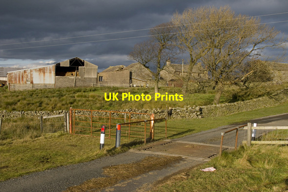 Photo 6"x4" Cattle grid and Stauvin Farm Wray c2010