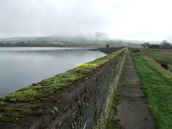 Photo 6"x4" Dam Wall Trawsfynydd\/SH7035 c2010