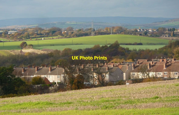 Photo 6"x4" View over Carr Vale Bolsover c2010