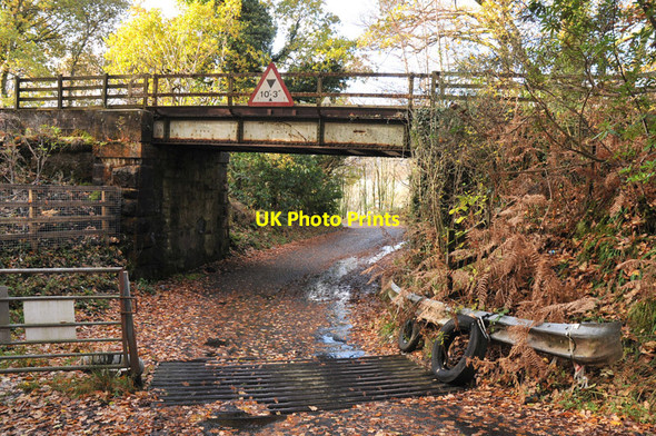 Photo 6"x4" Glen Fruin road passing under the railway at Faslane Faslane Port c2010