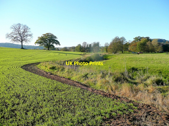 Photo 6"x4" Course of the Garren Brook Orcop c2010