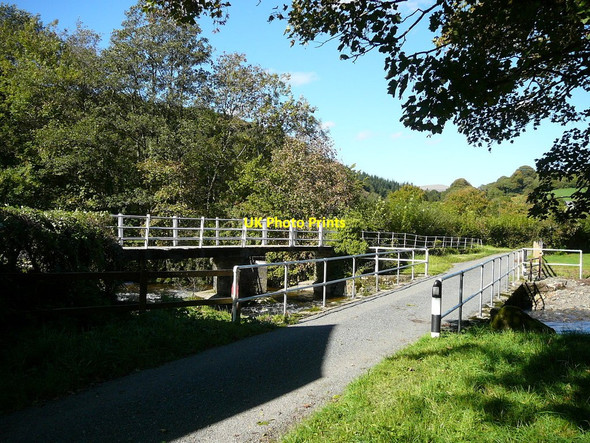 Photo 6"x4" Bridges over the  Eastern Cleddau River at Rhydwilym Llangolman c2010