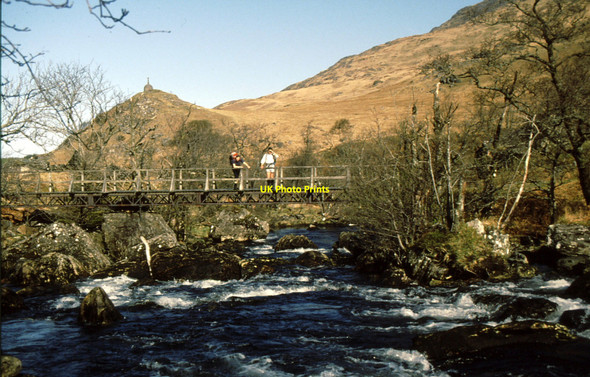 Photo 6"x4" Bridge over the Inverie River Inverie c1994