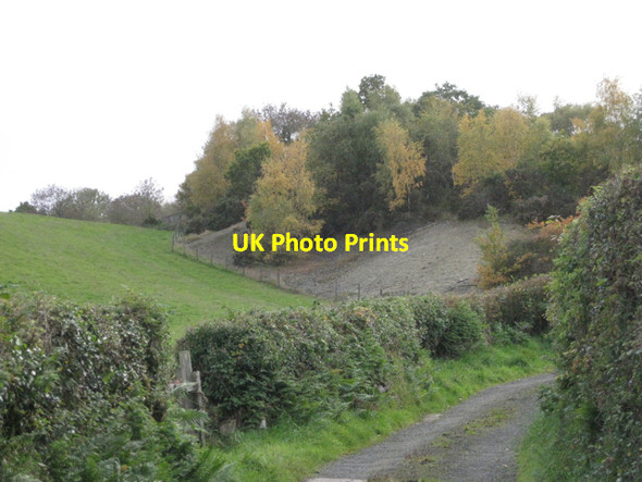Photo 6"x4" Mining spoil south of Coombe Bennah c2010