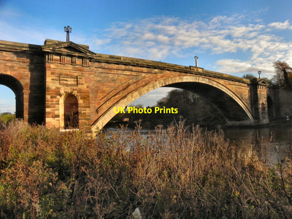 Photo 6"x4" River Dee, Grosvenor Bridge Chester c2010
