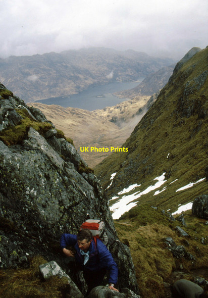 Photo 6"x4" Bealach Coire Dhorrcail Bealach Coire Dhorrcail c1994