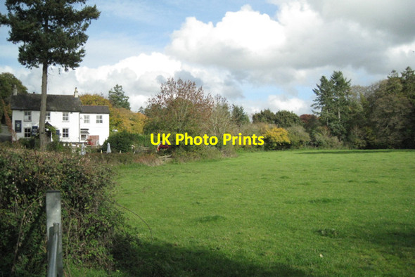 Photo 6"x4" Manor Inn and a meadow, Lower Ashton Lower Ashton c2010