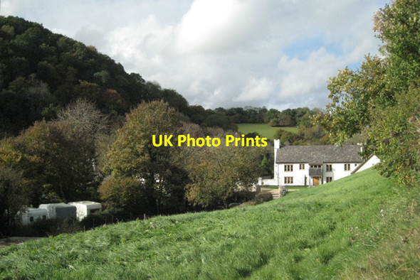 Photo 6"x4" House and caravans, Lower Ashton Lower Ashton c2010
