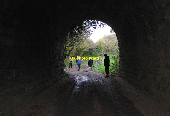 Photo 6"x4" Footpath passing under dismantled railway Lea\/SO6521 c2010