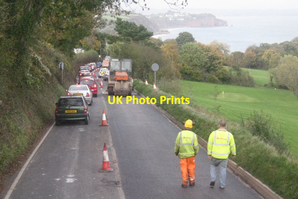 Photo 6"x4" Resurfacing A379 south of Shaldon: 2 Teignmouth c2010