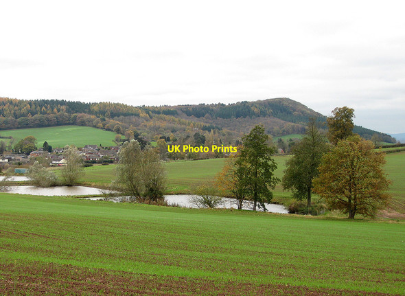 Photo 6"x4" Rural view over Weston under Penyard Bromsash c2010