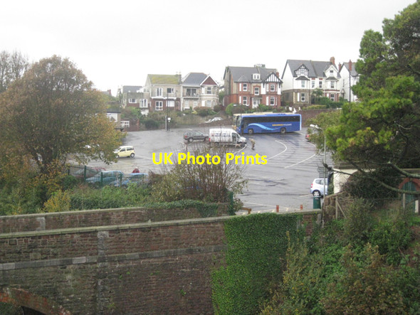 Photo 6"x4" Coach and car park, Dawlish Road, Teignmouth Teignmouth c2010