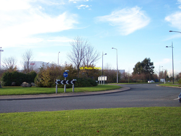 Photo 6"x4" Roundabout on South Boundary Road Kirkby\/SJ4198 c2010