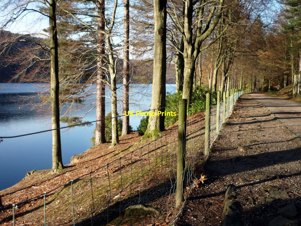 Photo 6"x4" Road alongside the Derwent Reservoir Edale End c2010