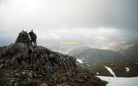 Photo 6"x4" Summit of A' Ghlas-bheinn A' Ghlas-bheinn c1995