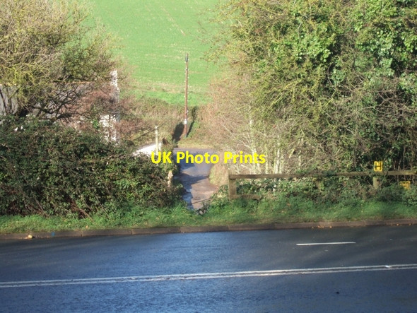 Photo 6"x4" Trood Lane, across the A379 Alphington c2010