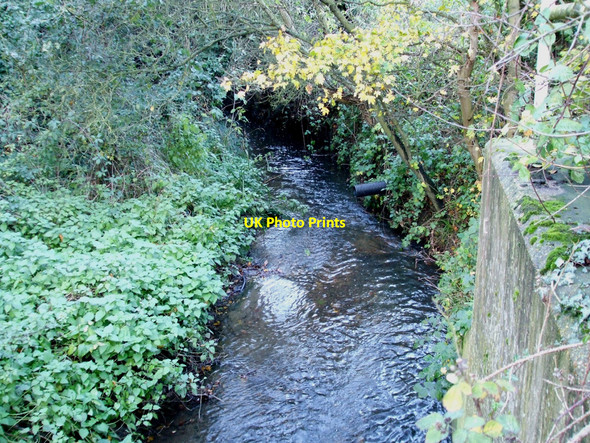 Photo 6"x4" Stream under the A129 Rawreth Shot c2010