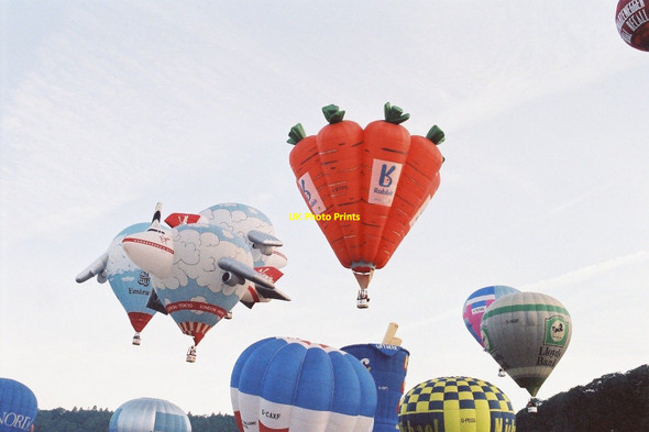 Photo 6"x4" Balloon Festival Bower Ashton c1990 P1