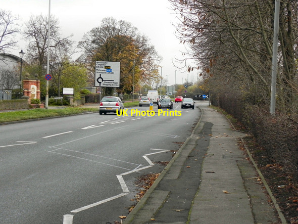 Photo 6"x4" Wilmslow Road (B5358), Cheadle Royal Cheadle Hulme c2010