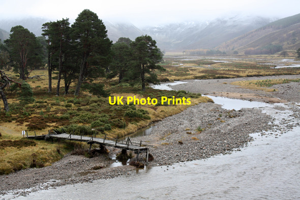 Photo 6"x4" Remains of Carnachuin bridge Carnachuin c2010