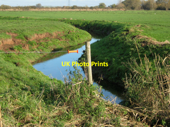 Photo 6"x4" Stream flowing towards Comwich Combwich c2010
