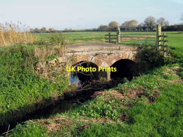 Photo 6"x4" Farm bridge, Beere Manor farm Combwich c2010