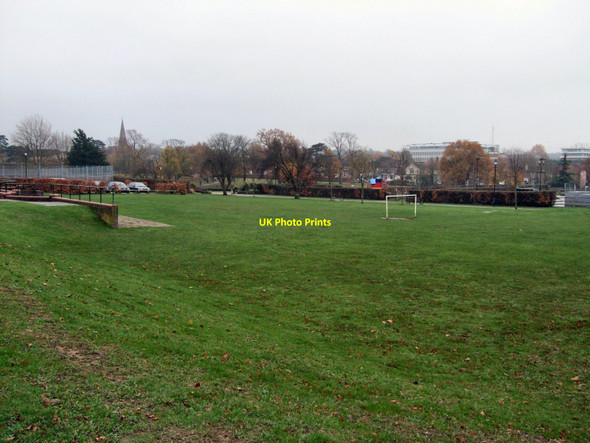 Photo 6"x4" Football Pitch St John's Park Burgess Hill c2010