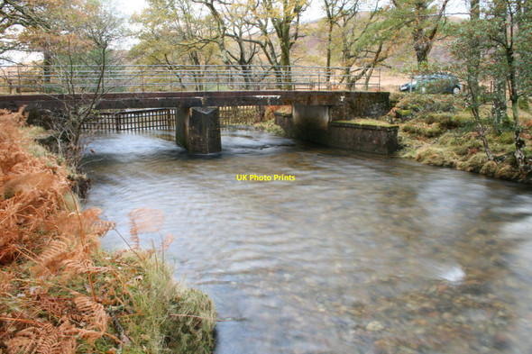 Photo 6"x4" Bridge over River Tarbert Inversanda c2010