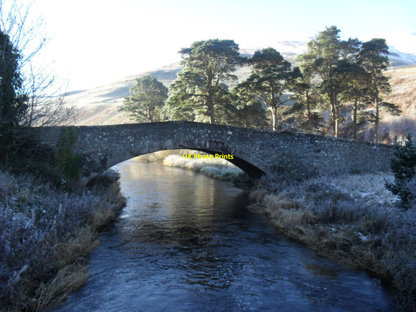 Photo 6"x4" The Five Mile Bridge near Lyne in Peeblesshire Hallyne c2010