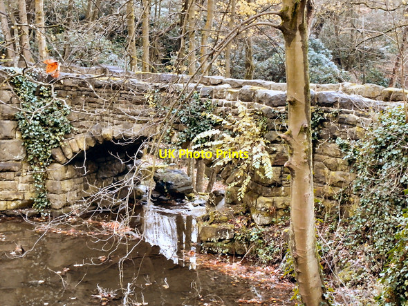 Photo 6"x4" Bridge Between Smithills Hall and Coaching House Barrow Bridge c2010