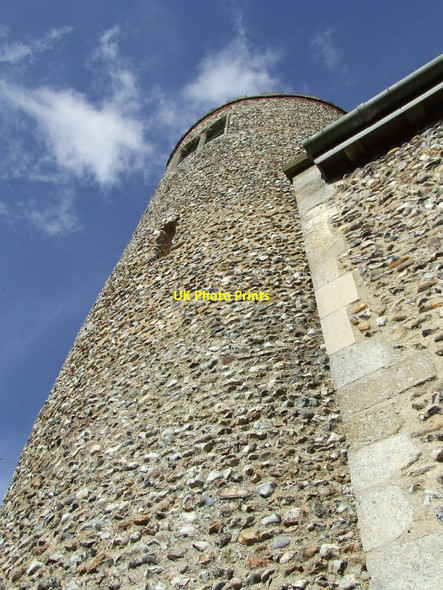 Photo 6"x4" Round Tower Morningthorpe c2010