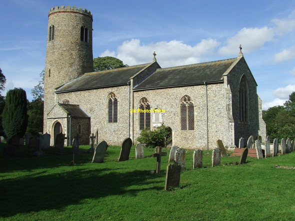 Photo 6"x4" St John the Baptist Morningthorpe Morningthorpe c2010