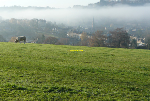 Photo 6"x4" Pasture with a view, Bath Bath\/ST7464 c2010