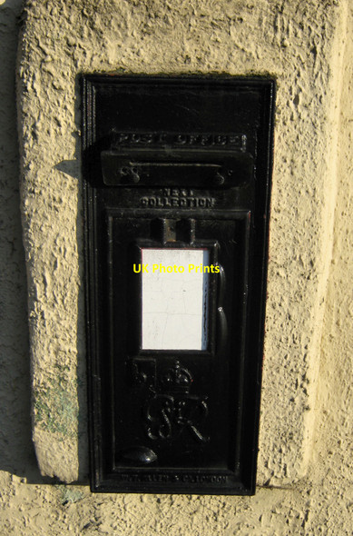 Photo 6"x4" George VI letterbox Biddulph c2010