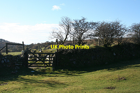Photo 6"x4" Meavy: gate on Wigford Down Shaugh Prior c2010