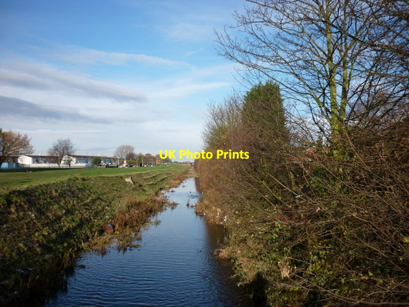 Photo 6"x4" Barmston Drain from Hall Road, Hull Kingswood\/TA0834 c2010