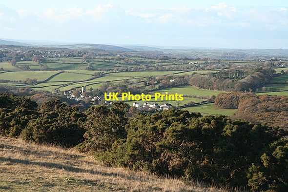Photo 6"x4" Meavy: towards the village Lovaton\/SX5466 c2010