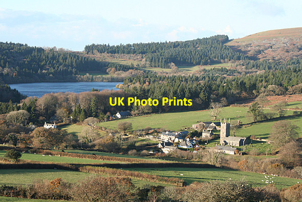 Photo 6"x4" Sheepstor: towards Burrator Reservoir Sheepstor c2010