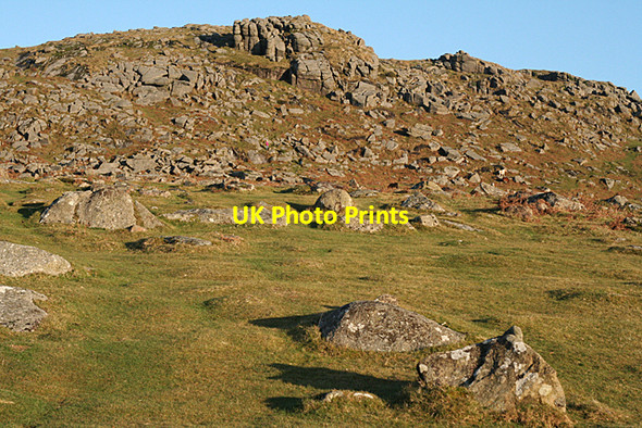 Photo 6"x4" Sheepstor: towards the summit of Sheeps Tor Sheepstor c2010