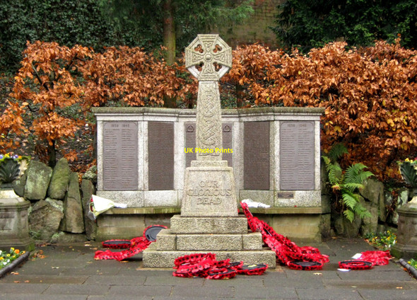 Photo 6"x4" War Memorial Congleton c2010