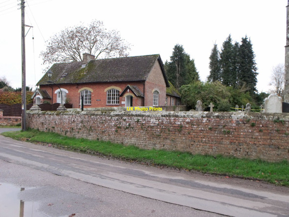 Photo 6"x4" Old school, Hinton Martell, Dorset Chalbury\/SU0106 c2010